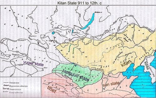 O período dos Uigures e dos Kitans
