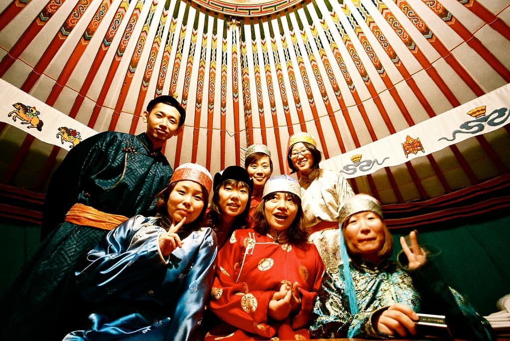 As roupas tradicionais da Mongólia