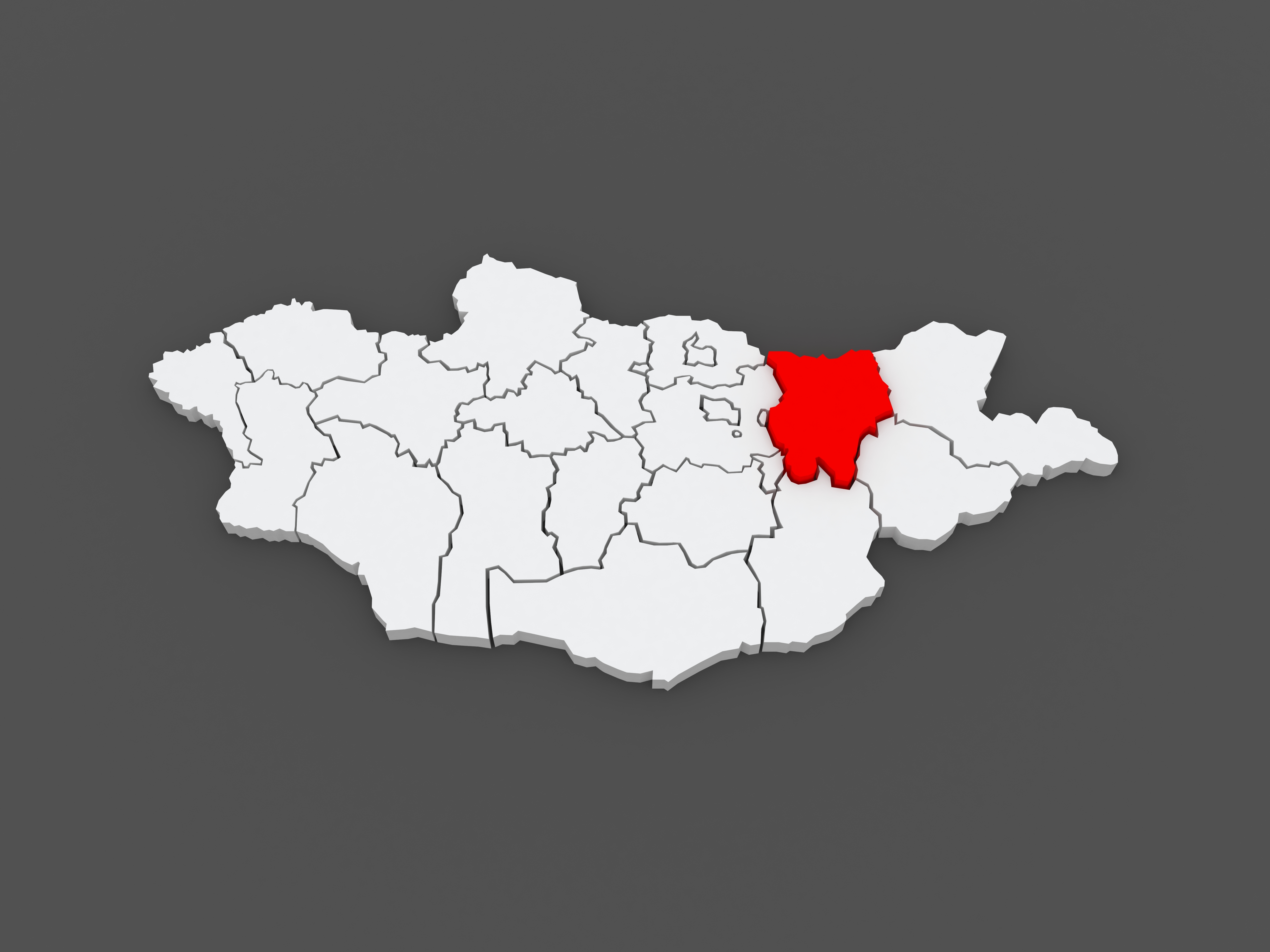 A província de Khentii