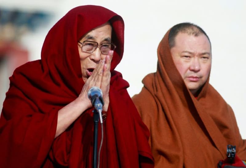 O 14º Dalai Lama em visita à Mongólia