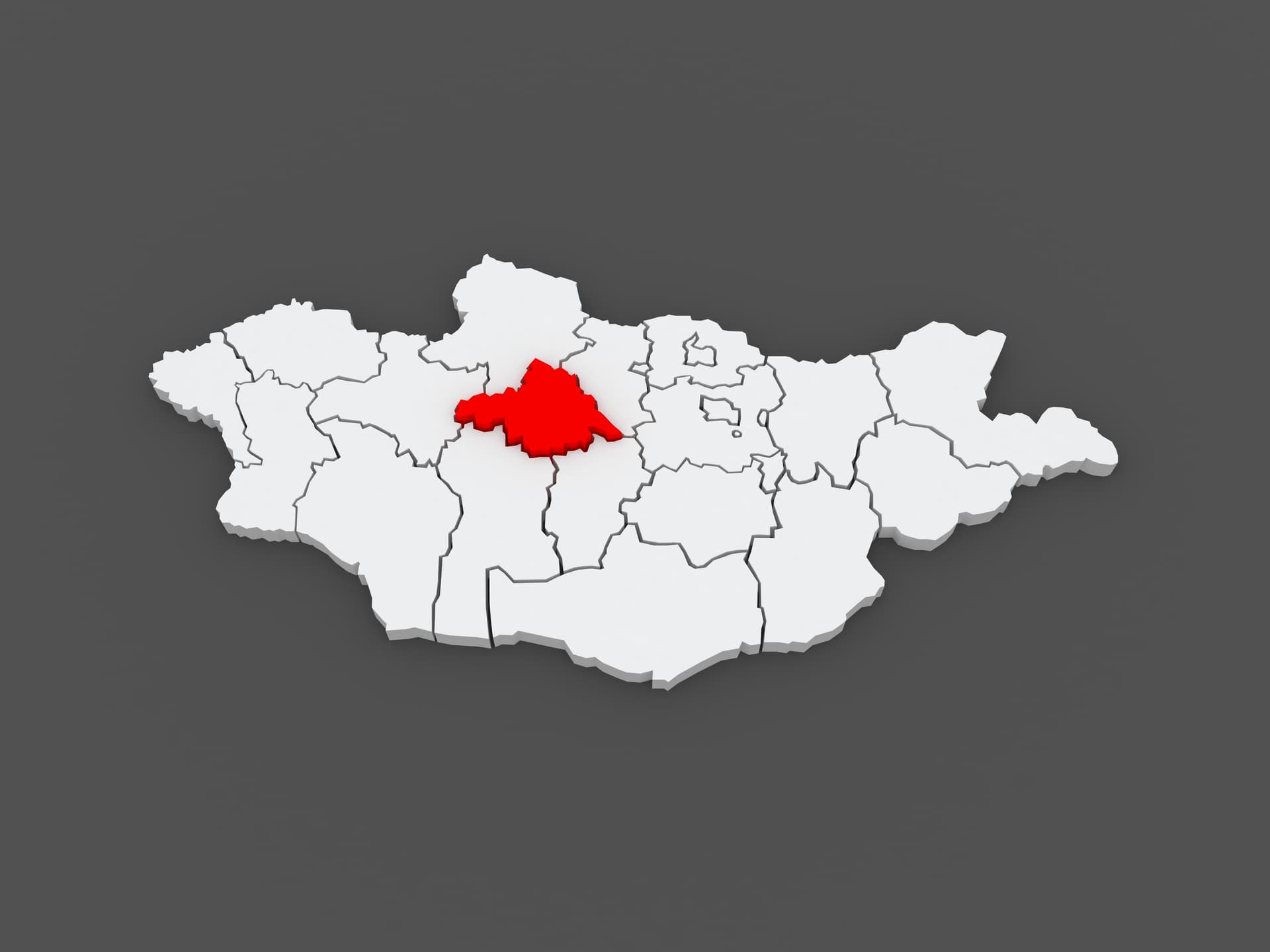 A província de Arkhangai